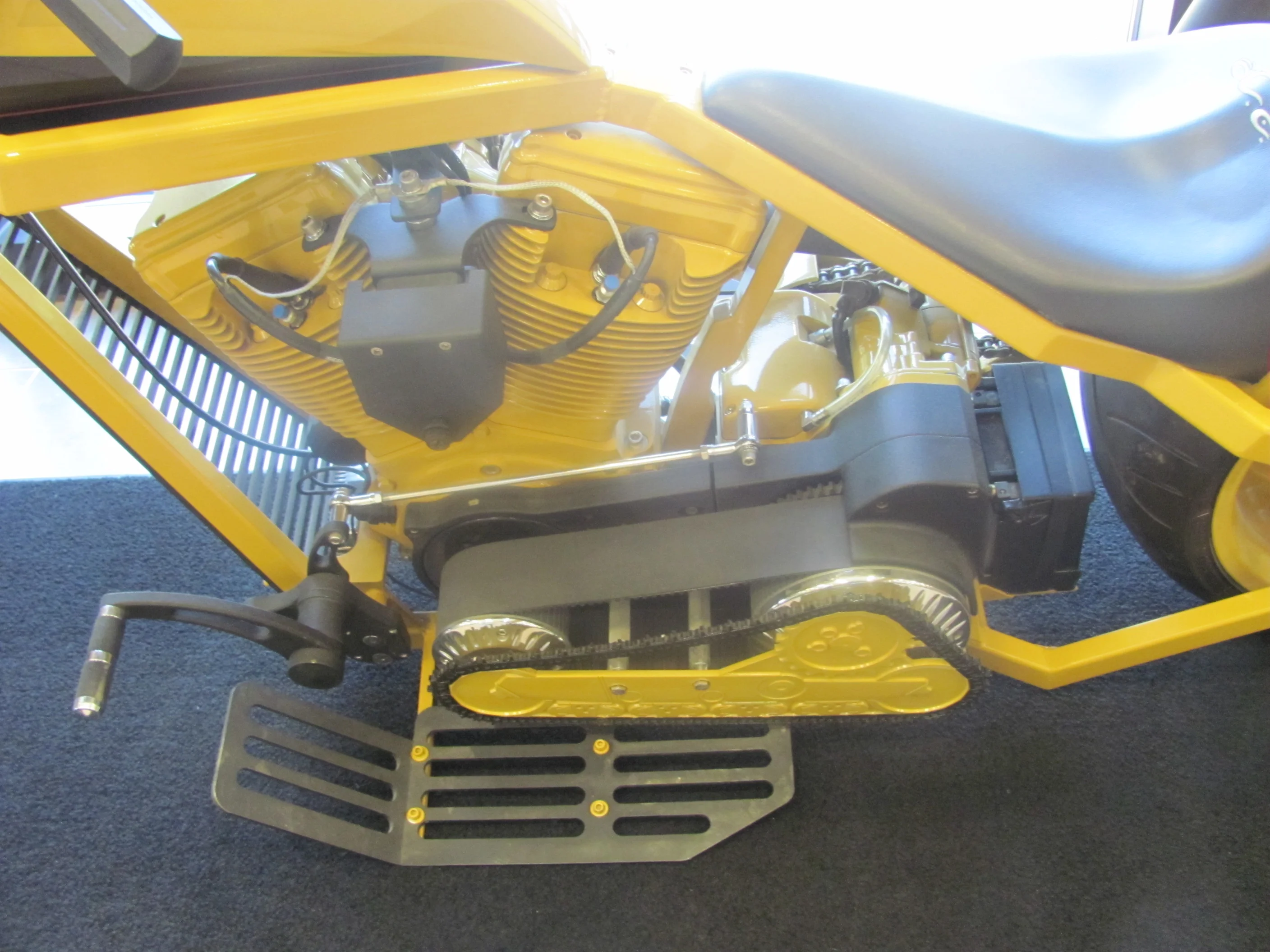 Caterpillar Motorcycle at Edwards facility