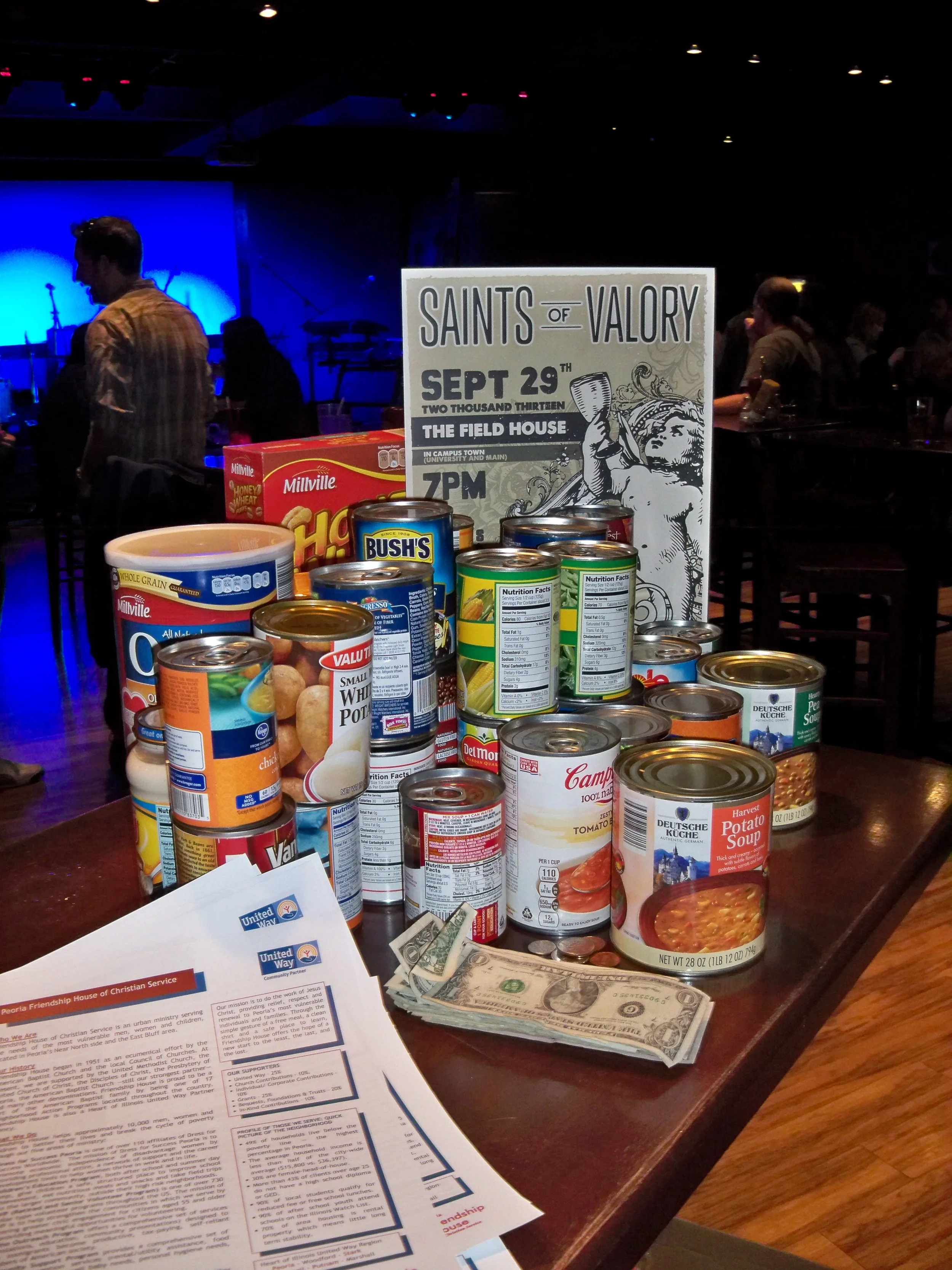Admission for Discovery Concert Series $1 and a non perishable item